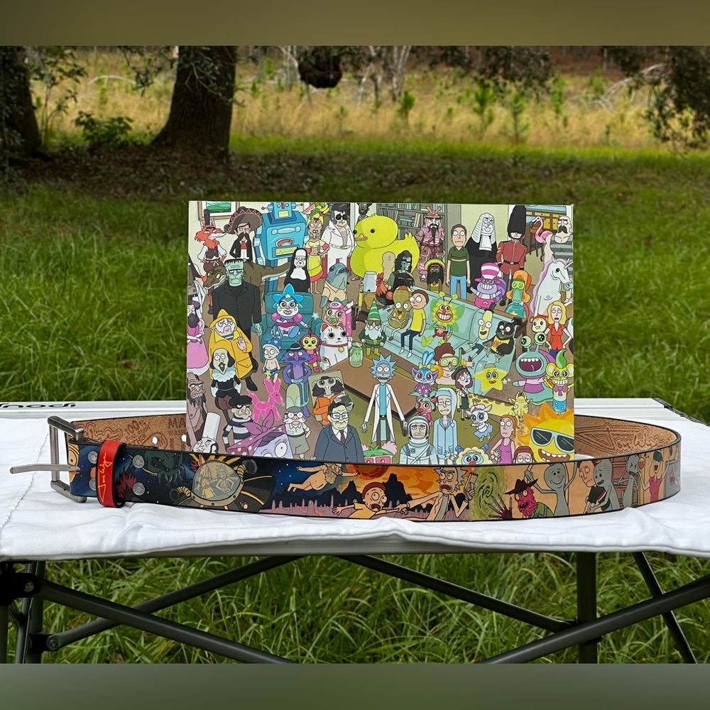 John Wye Rick & Morty Belt - Brand New